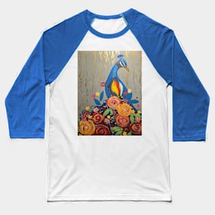 Peacock Baseball T-Shirt